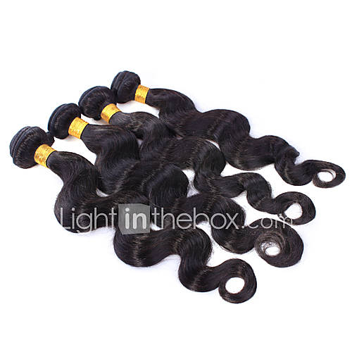 4Pcs 5A Human Hair 20 Wavy Hair Weaves