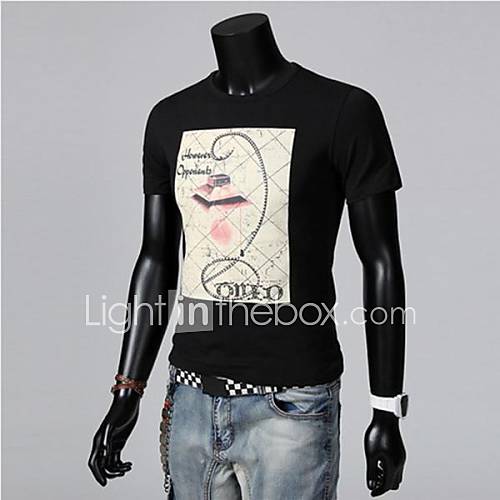 Mens Summer Round Neck Slim Casual Short Sleeve T shirts(Acc Not Included)