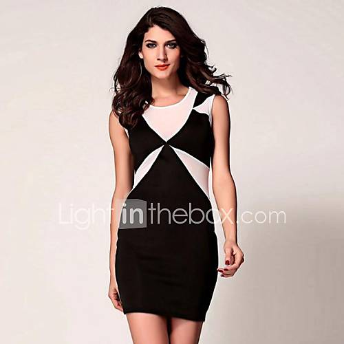 Womens Classic Geometrical Bodycon Dress