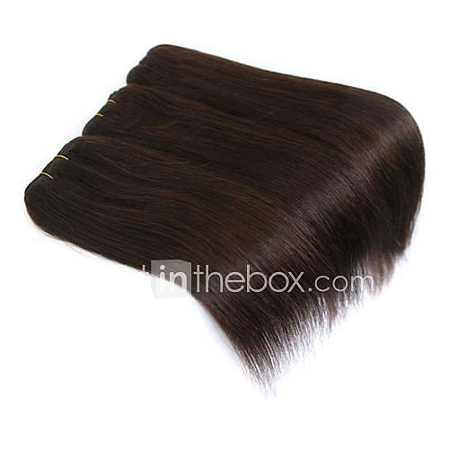 18 Inch Brazilian Straight hair Weft 100% Virgin Remy Human Hair Extensions 3Pcs