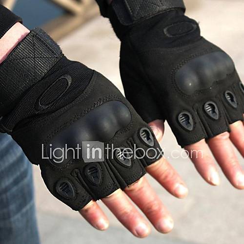 Mens Characteristic Military Enthusiasts Antiskid Cycling Outdoor Fighting Half Gloves