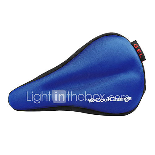 CoolChange 3D Silica Gel Breathable Blue Bicycle Saddle Cushion