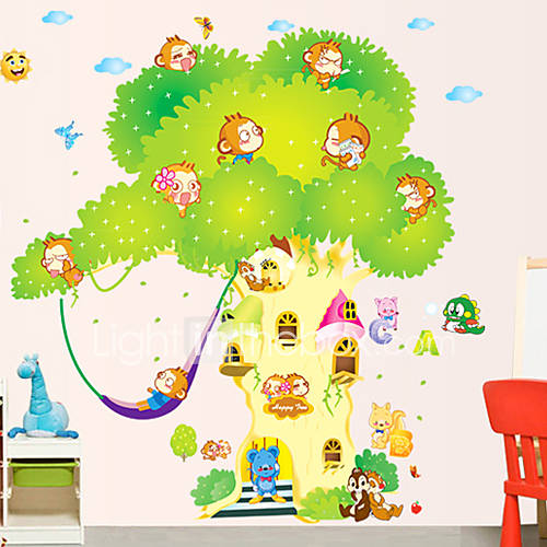 Huge Tree House Decorative Stickers