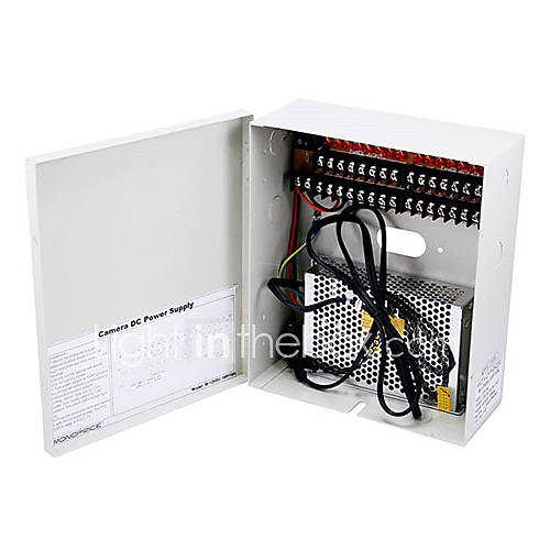 16 CHANNEL 12V DC 10A PTC FUSE FREE POWER BOX SUPPLY FOR CCTV SECURITY CAMERA