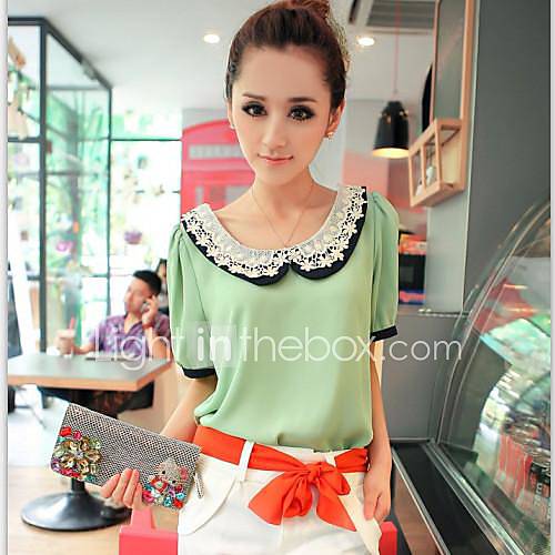 Womens Casual Chiffon Blouse