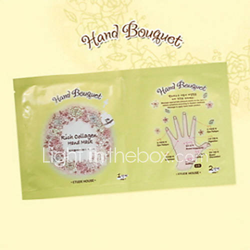 [Etude House] Hand Bouquet Rich Collagen Hand Mask 16g