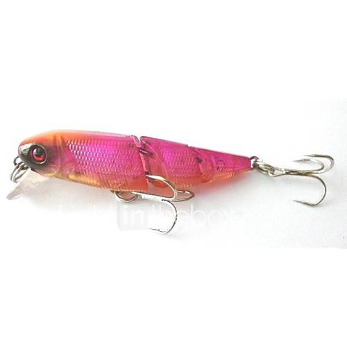 Jointed Fishing Lure 6.5CM 6.5G 8# Hooks Artificial Plastic Hard Lures Fishing Pesca