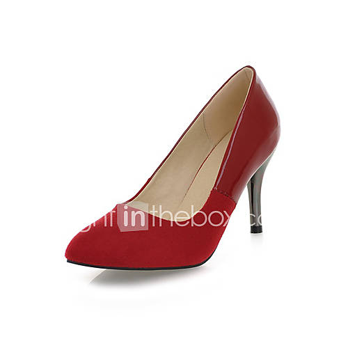 Leatherette Womens Stiletto Heel Heels Pumps/Heels Shoes (More Colors)