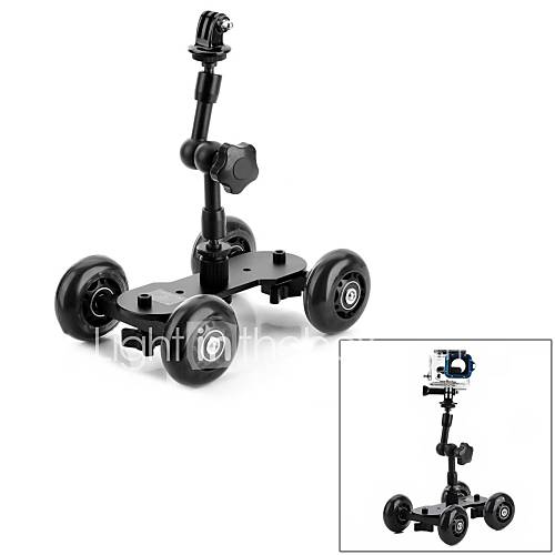 Desktop Camera Trolley All Purpose Deflecting Arm for 1/4 Screw GOPRO Cameras