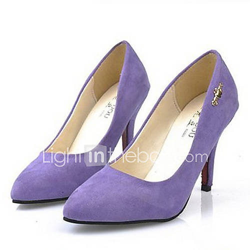 Sunfarey Womens Stiletto Heel Basic Solid Color All Match Shoes