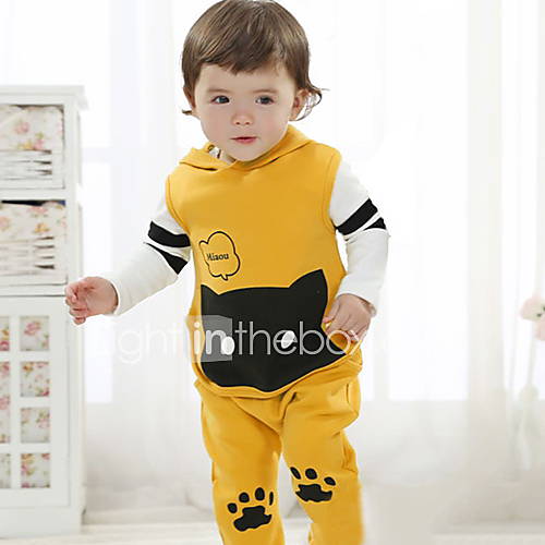 Childrens Spring Three Piece Kids Hoodie Jacket Clothing Sets