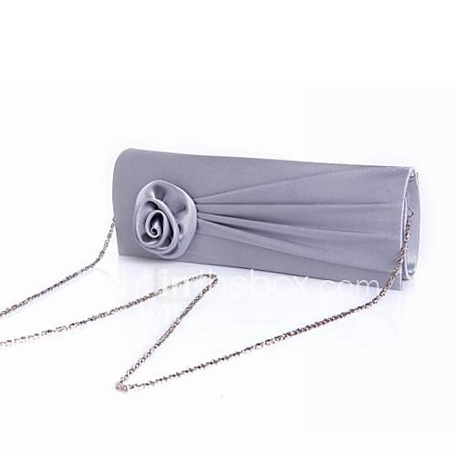 Womens Ms. Rose satin clutch evening bag clutch bag new (lining color random)