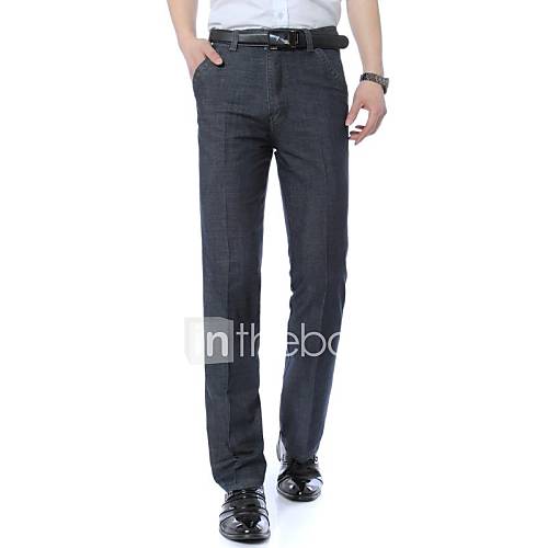 Mens Casual Straight Leg Jeans