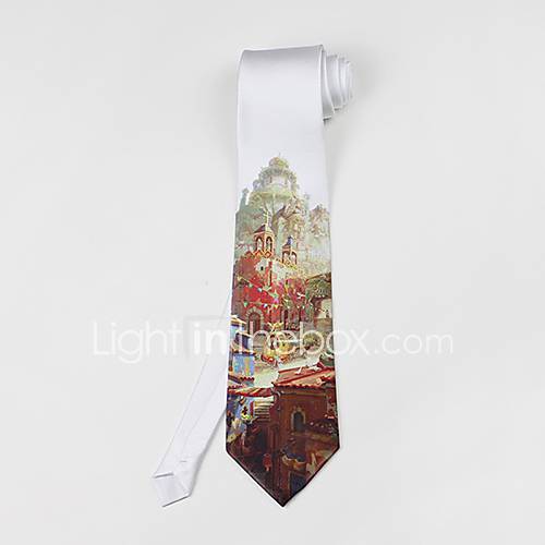 Mens Fashion Casual Dreamworld pattern Tie