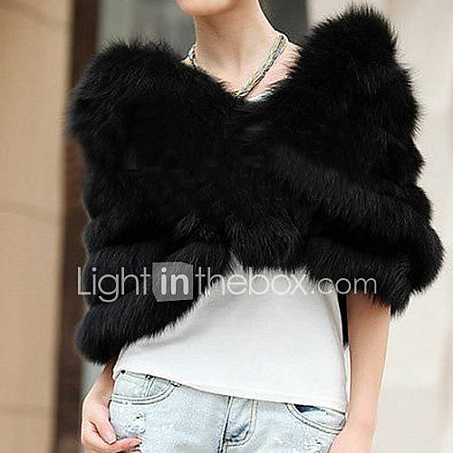 Fox Fur Party/Casual Shawl(More Colors)