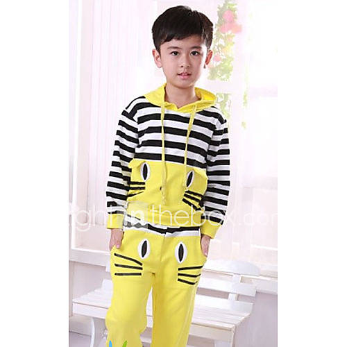 Boys Cartoon Casual Long Sleeve Clothing Sets