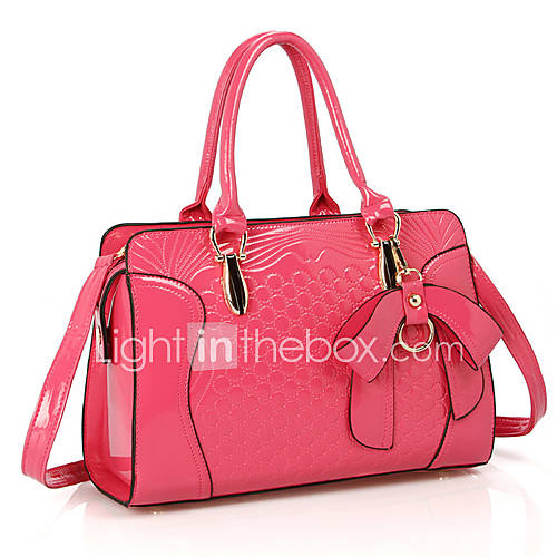 XIUQIU Womens Graceful Tote Bag(Fuchsia)