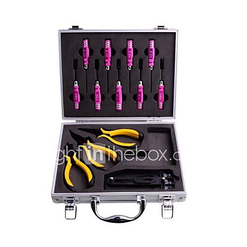 Screwdriver Pliers Tool Kits for RC Airplane/Helicopter (13 pcs)