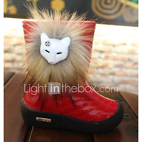 Childrens Waterproof Winter Boots Leather Boots