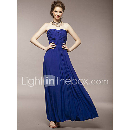 Successful Bohemian Party Tube Tops Temperament Dress (Blue)