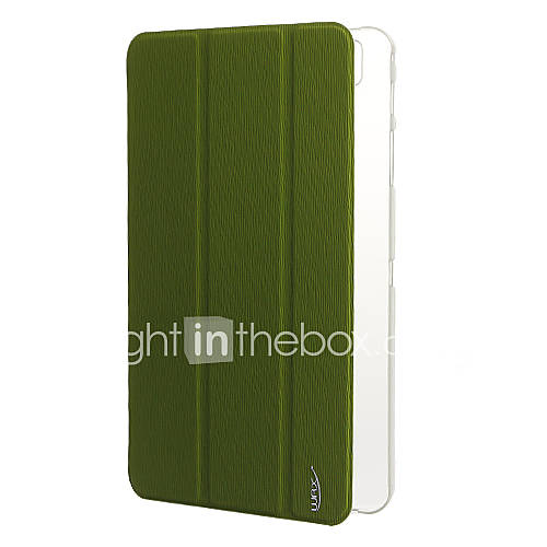 PU Leather Plastic Full Body Case with Stands for Samsung T320 (Green)