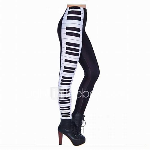 Fashion Piano Printing of Ninth Pants