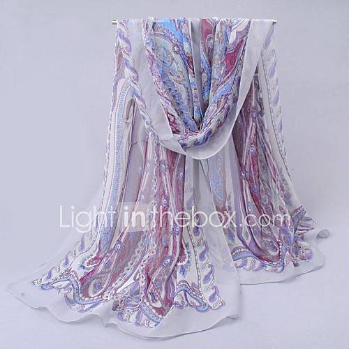 Womens Temperament Long Silk Scarves