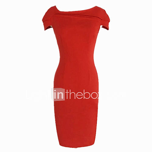 MS Red Slim Fit Dress