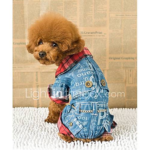 Petary Pets Cute Mesh Cowboy Cotton Clothing For Dog