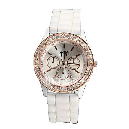 Loveshow Elegant Eco Friendly Silica Gel Quartz Watch R13008spg