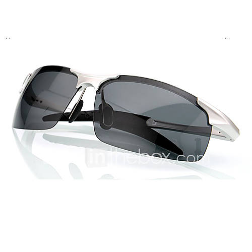 Langyajie Mens Al Mg Dedicated Driving Anti Glare Sunglasses(Screen Color)