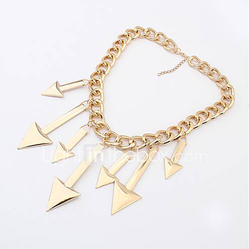 Shadela Arrow Gold Fashion Necklace CX129