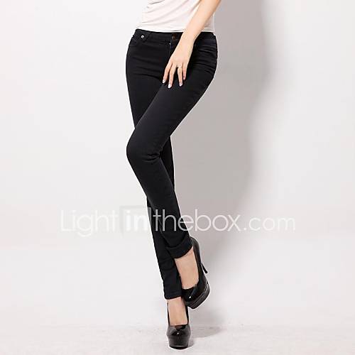 Women Top Selling Simplicity Elasticity Skinny Washed Pencil Stretch Silm Jeans