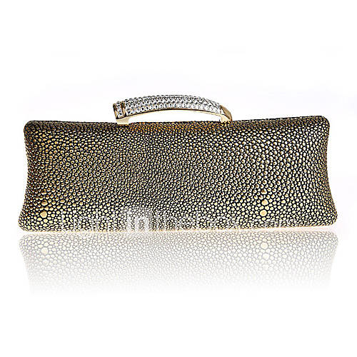 Jiminy Womens Top Grade Elegant Evening Clutch Bag(Gold)