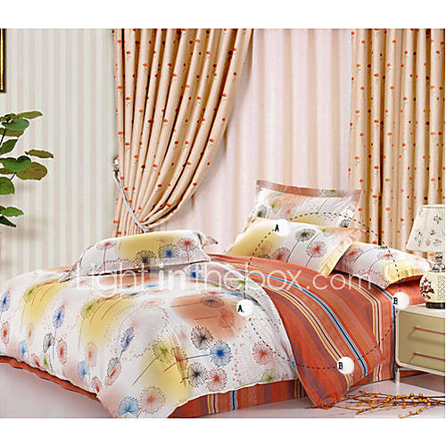 Flower Nighty Bed Set Of Four SF00036