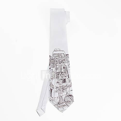 Mens Fashion Casual Machinery pattern Tie