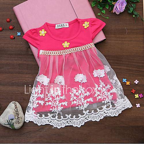 Girls Fashion Flower T Shirts Lovely Princess Summer T shirts