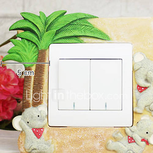 Animal Elephant Light Switch Stickers