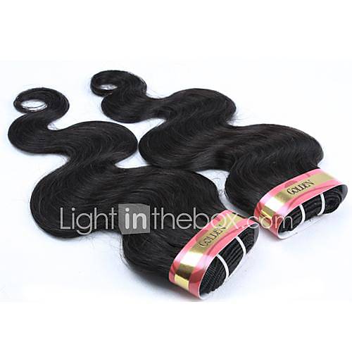 20 Inch Natural Black Body Wave Wavy Burmese Virgin Hair Weave Bundles 62G/Piece (2.10OZ/Piece)