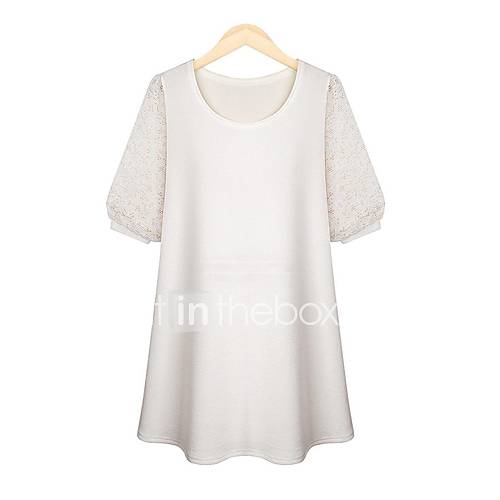 Womens Mosaic Casual Length Sleeve Dress