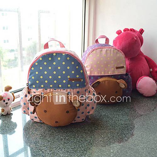 Childrens Cute Dot Teddy Bear Safety Harness Backpack