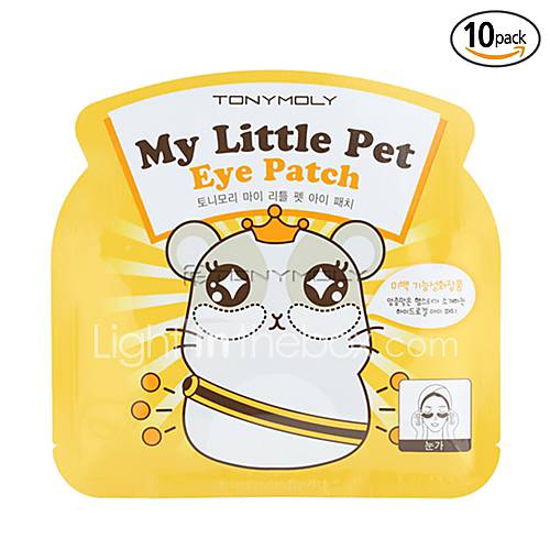 [TONYMOLY] My Little Pet Hydro Gel Eye Patch 3g (Wrinkle Care, Whitening, Moisturizing) 10 Pack