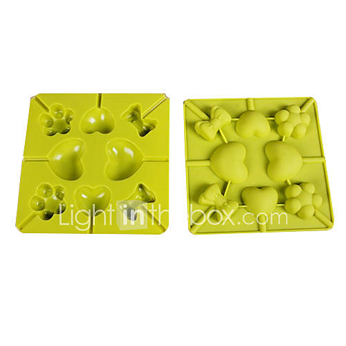 Lollipop Shaped Silicone Ice Mold