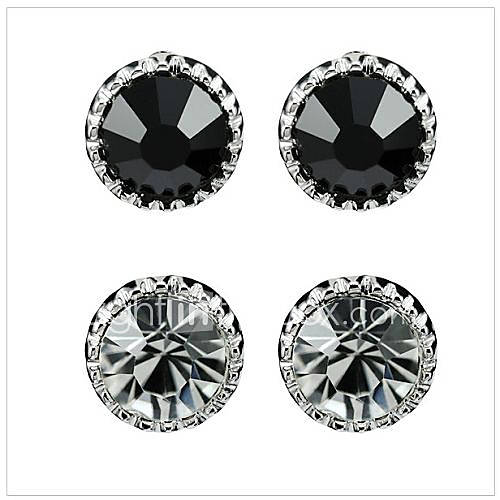 Ginasy Black Zircon Ear Stud