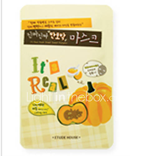 [Etude House] Its Real Mask Sheet #Sweet Pumpkin 22ml