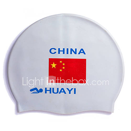 Huayi Colorful Comfort Portable 100% Silicone Swimming Cap SC1011