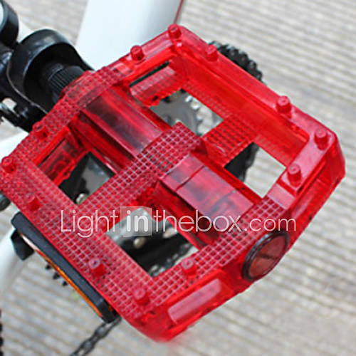 CoolChange PC Material Ultralight Anti Slip Red Ball Bearing Pedal