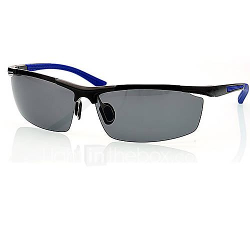 Langyajie Mens Al Mg Dedicated Driving Anti Glare Sunglasses(Screen Color)