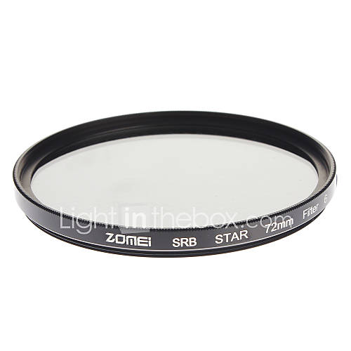 ZOMEI Camera Professional Optical Frame Star6 Filter (72mm)