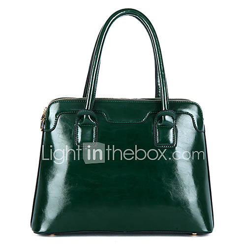 Daidai Womens Vintage PU Leather Emerald Tote